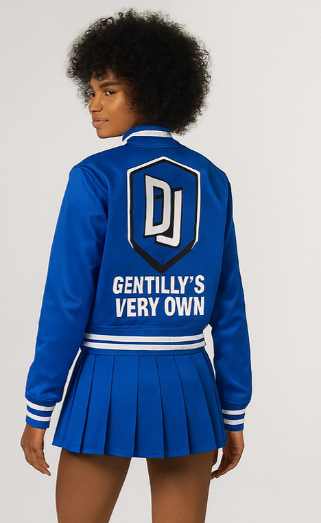 Gentilly’s Very Own – Royal Blue Satin Bomber (Women’s Fit) PRE-ORDER NOW
