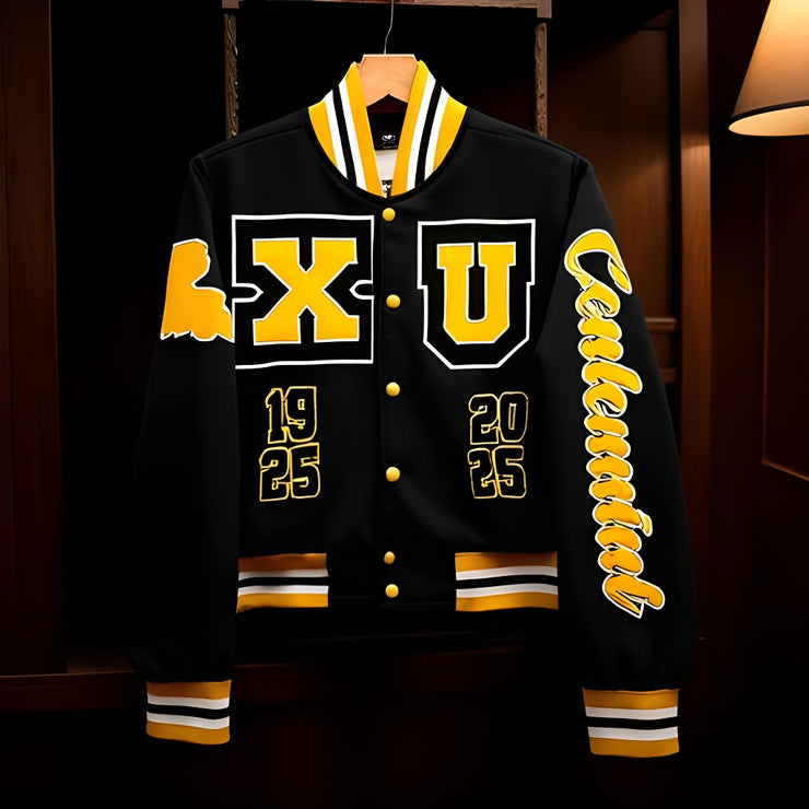 XU Centennial Varsity Satin Jacket (Pre-Order Now) READ DESCRIPTION BEFORE ORDERING