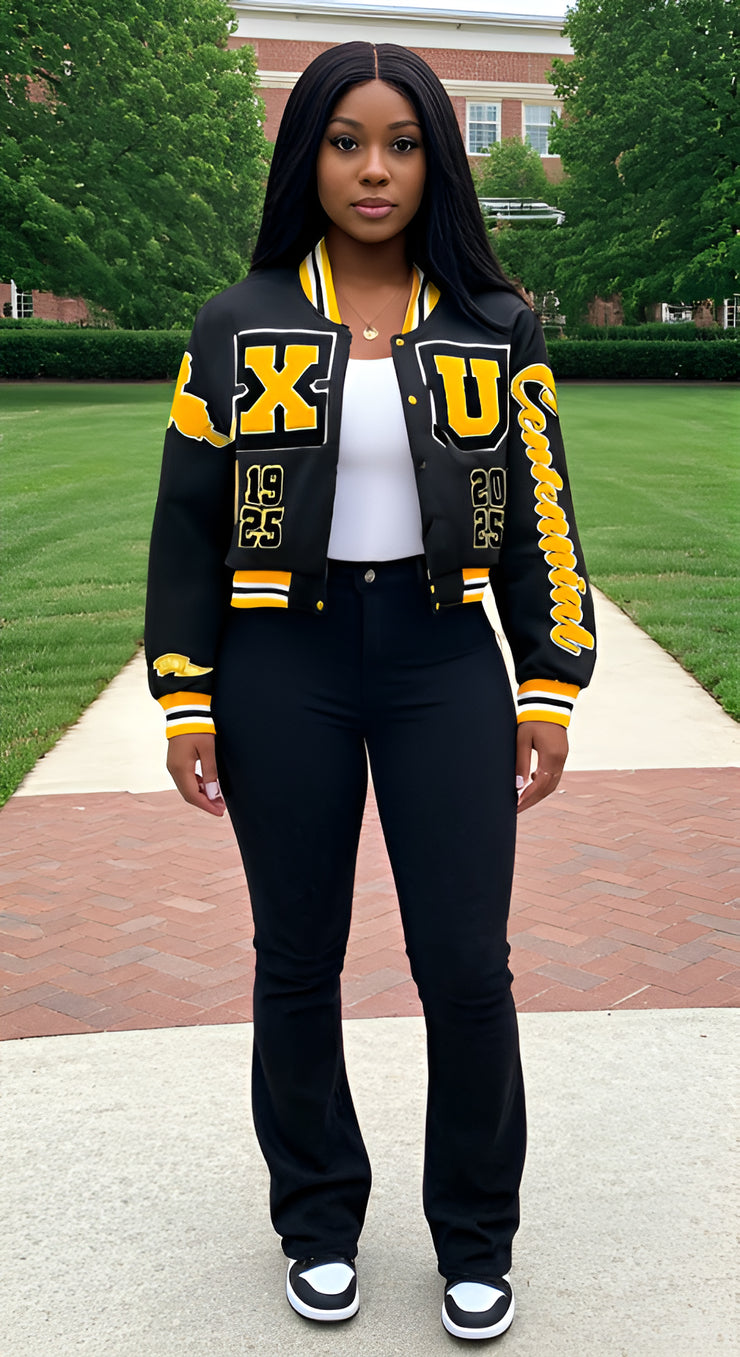 XU Centennial Varsity Satin Jacket (Pre-Order Now) READ DESCRIPTION BEFORE ORDERING