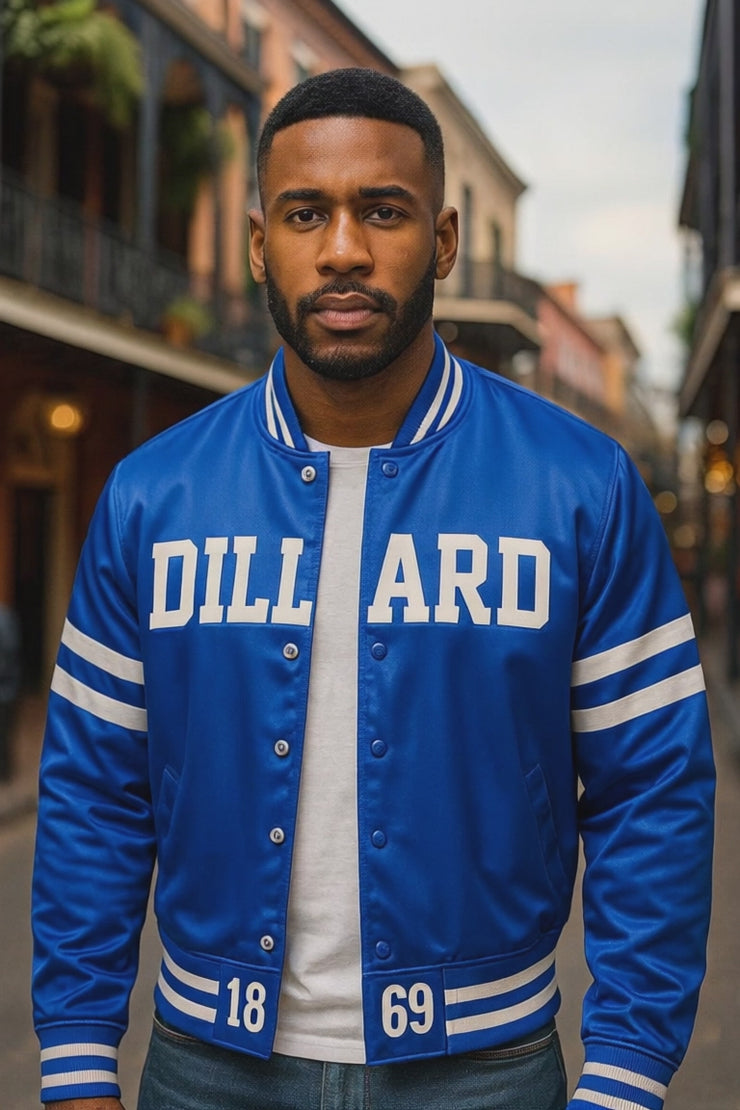 Gentilly’s Very Own – Royal Blue Satin Bomber (Full-Length) PRE-ORDER NOW