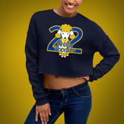 Pretty Poodles Cropped Sweater
